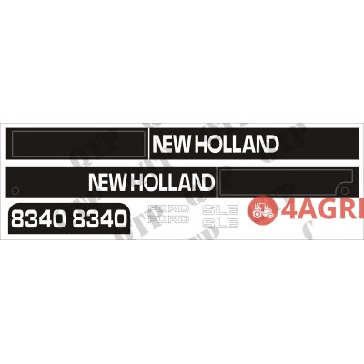 Decal Kit Ford NH 8340 Decal Kit Ford NH 8340