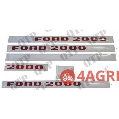 Decal Kit Ford 2000