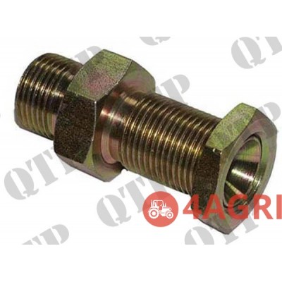 Adaptor 3/8" Male / Male BSP Bulkhead