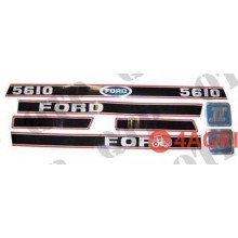 Decal Ford 5610 Force 2 Red & Black