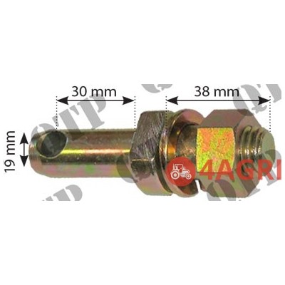 Implement Pin 3/4" UNC