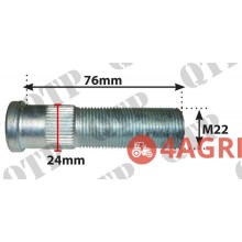 Wheel Stud for Braked Axle 22mm