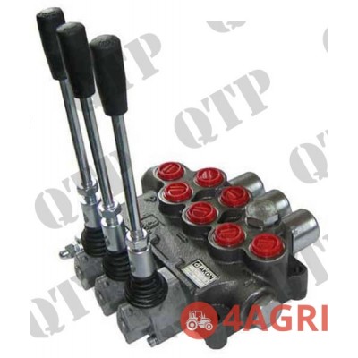 Spool Valve Monoblock 1/2" BSP 3 Bank