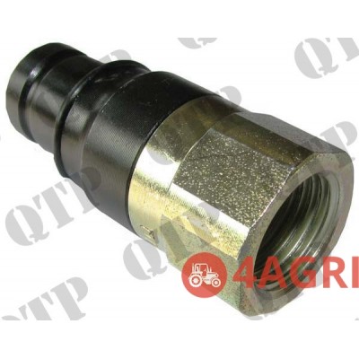 Connector 1/2" Male Flat Faced Connector 1/2" Male Flat Faced