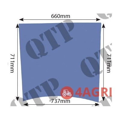 Glass Door Upper LH