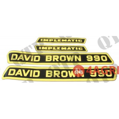 Decal Kit David Brown 990 Decal Kit David Brown 990