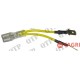 Cable Assy 1 x Female 2 x Male Yellow