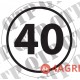 Decal 40 Kmph