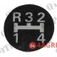 Gear Lever Knob Decal