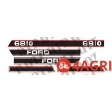 Ford Decal Kit 6810 Red & Black