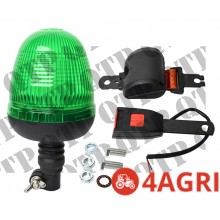 Beacon Flexi Green With Seat Belt Kit Domed