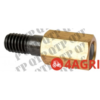 Nut & Stud Exhaust Manifold FE35 3/8" UNC