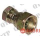 Adaptor 1/4" Female x 3/8" Female BSP Swivel