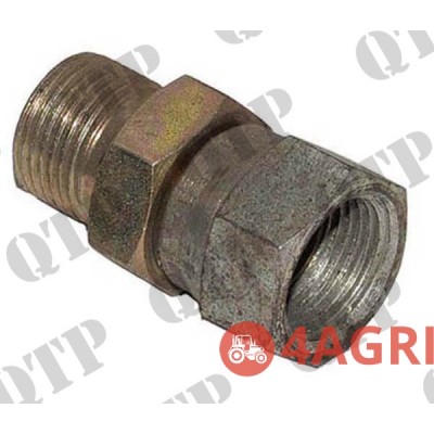 Adaptor 5/8" Male x 5/8" Female BSP Swivel