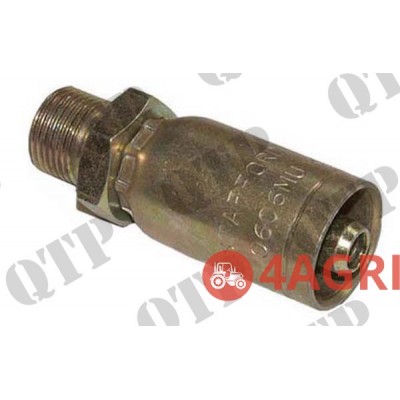 Coupling 1/2" x 1/2" BSP Male Parallel