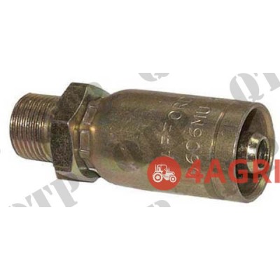 Coupling 3/8" x 3/8" BSP Male Parallel