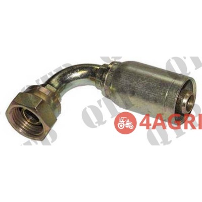 Coupling 1/2" x 1/2" BSP 90ÃÂ° Sweep