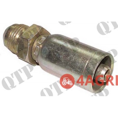 Coupling 3/8" x 3/4" JIC Male