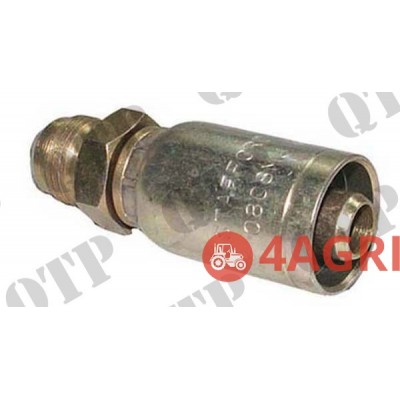Coupling 1/2" x 3/4" JIC Male